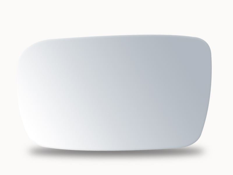 Summit Stick-On Standard Mirror Glass fits Toyota Yaris LHS Summit - Bars 4 Cars