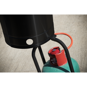 Dellonda Outdoor Garden Gas Patio Heater 13kW Commercial & Domestic Use Black Dellonda  - Dynamic Drive