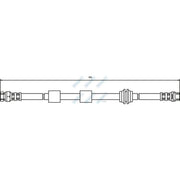 Apec Brake Hydraulic Hose Line Front BHO4167