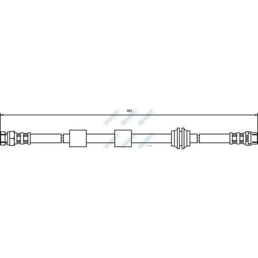 Apec Brake Hydraulic Hose Line Front BHO4167