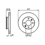 Bosch Front Brake Discs & Pads fits Hyundai Getz 2002-2010 1.1 1.3 1.4 1.5 1.6