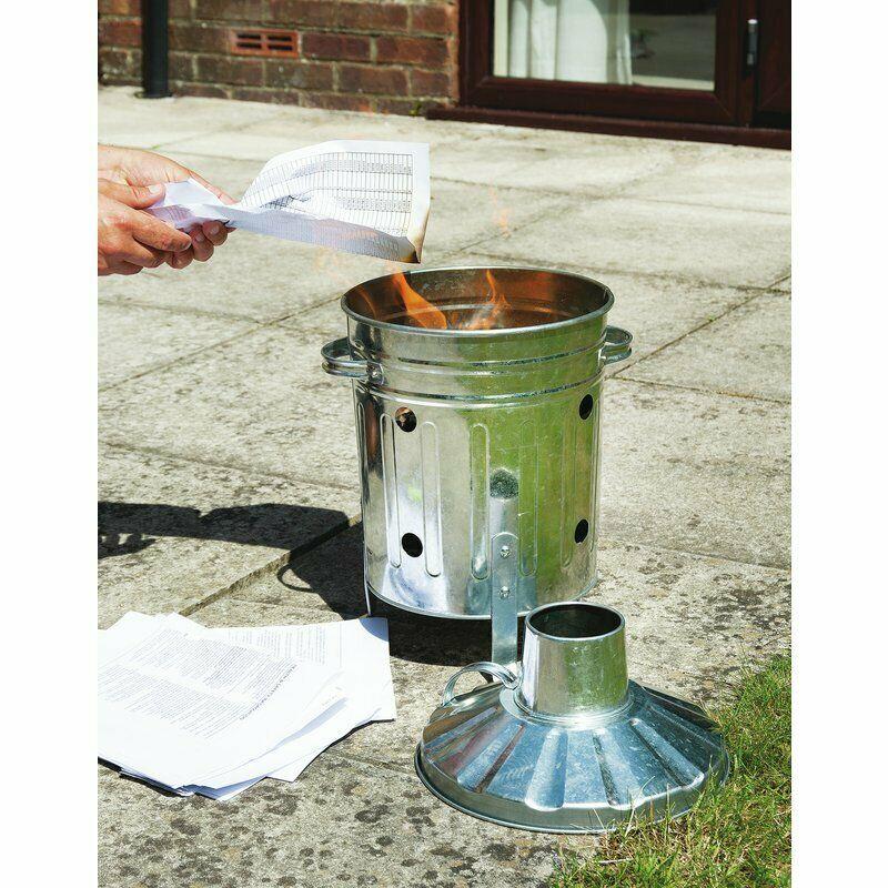 Draper Galvanised Mini Incinerator, 15L 53250 Draper - Dynamic Drive