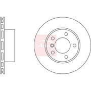 Apec 2 x Vented Brake Discs fits BMW 1 2004-2011