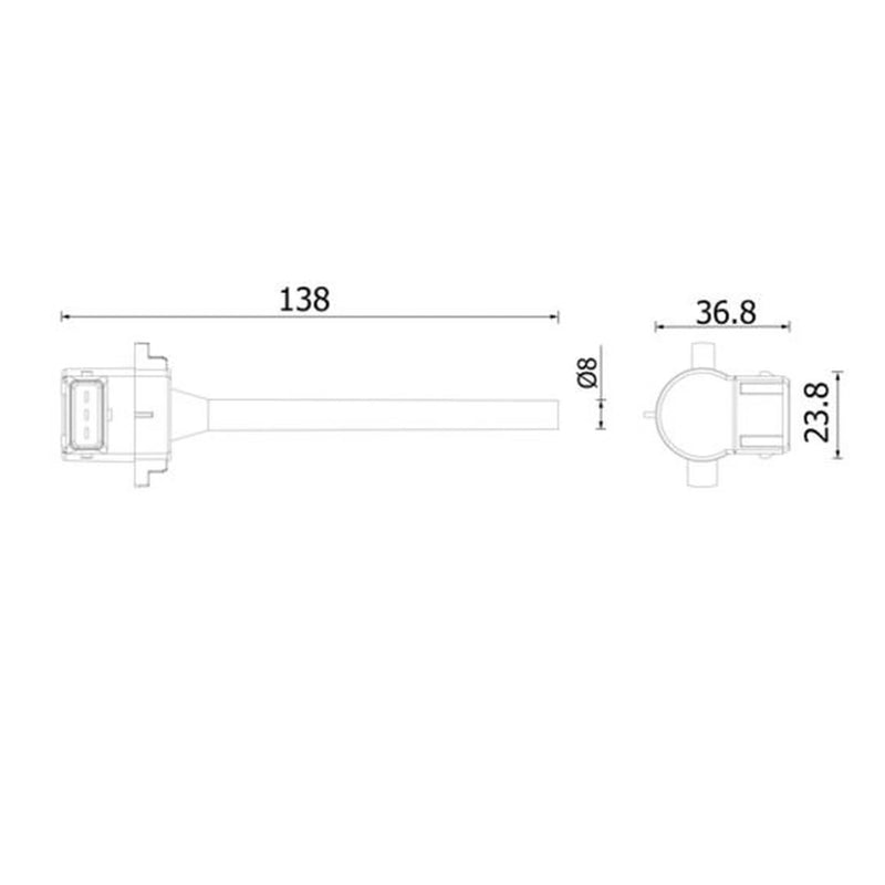 Mahle Coolant Level Switch fits Daf 95 Xf 1997-2002