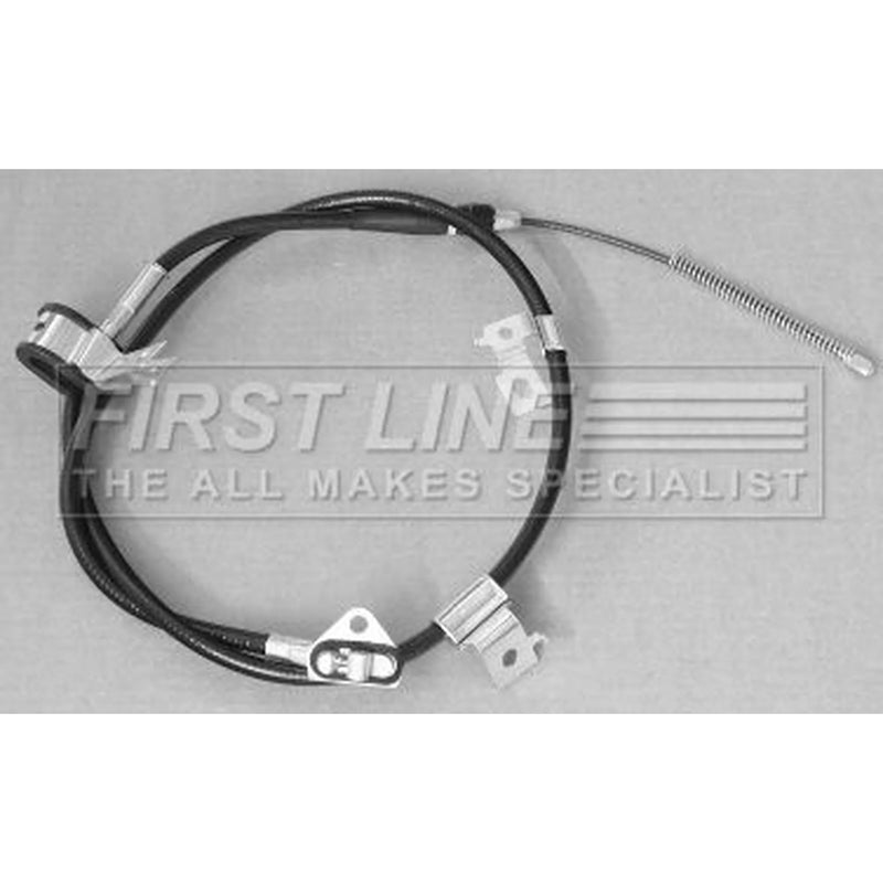 First Line Handbrake Cable Left Rear fits Nissan Pixo 2009 on 1.0