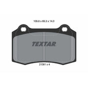 Textar Front Brake Pad Set 2138104
