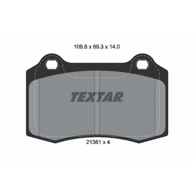 Textar Front Brake Pad Set 2138104