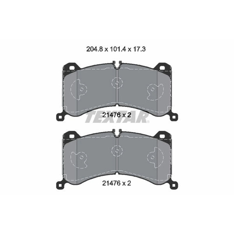 Textar Front Brake Pad Set 2147601