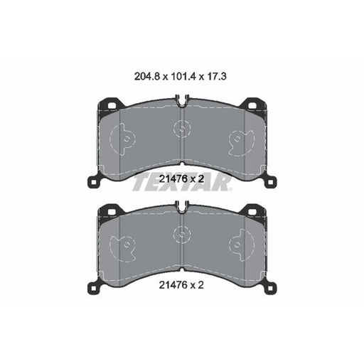 Textar Front Brake Pad Set 2147601