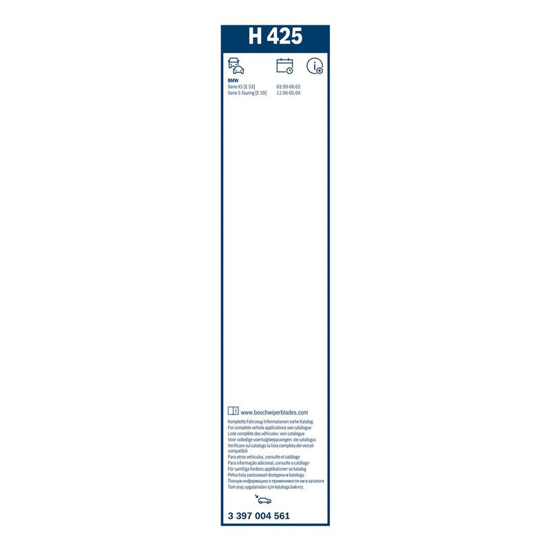 Bosch Conventional Wiper Blade 425mm — H425 fits Alpina B10 1993-2004