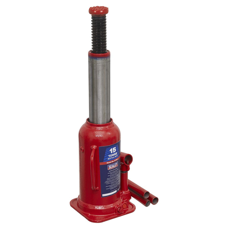 Sealey Bottle Jack 15 Tonne SJ15 Sealey - Dynamic Drive
