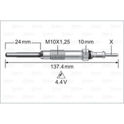 Valeo Diesel Engine Glow Plug 345226