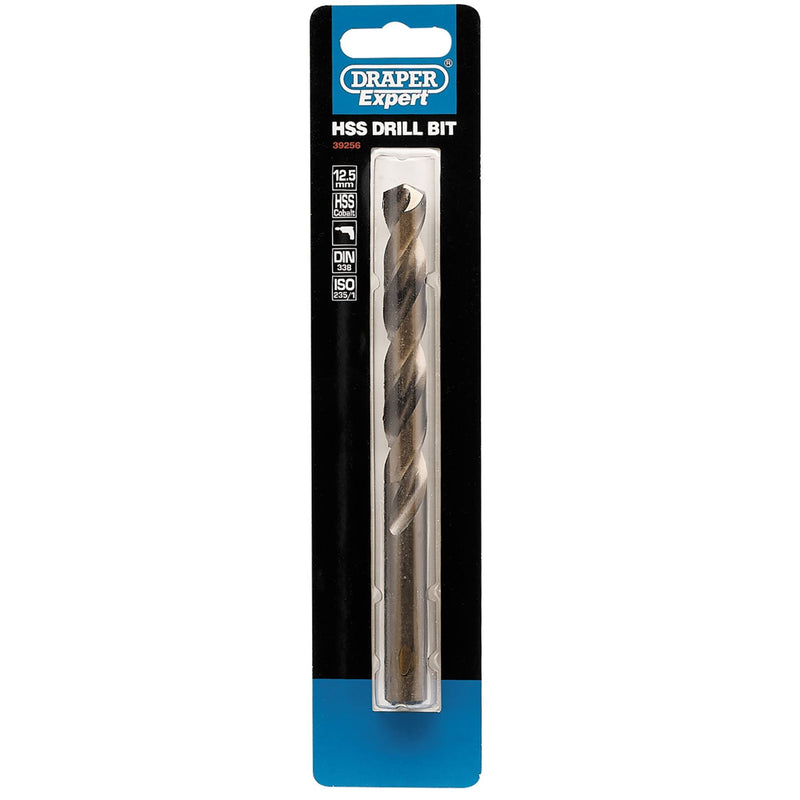 Draper HSS Cobalt Drill Bit, 12.5mm 39256 Draper - Dynamic Drive