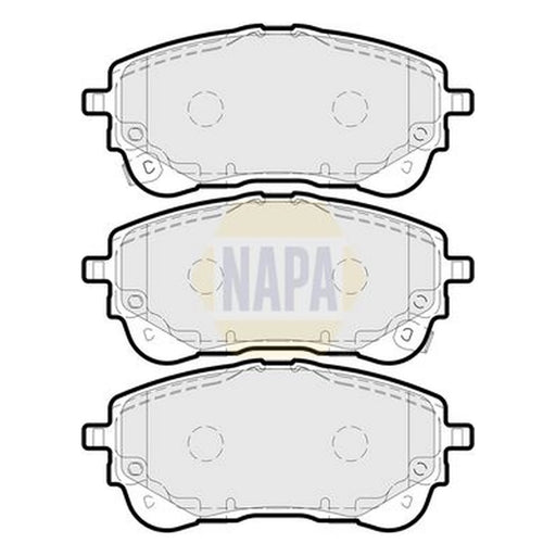 NAPA Front Brake Pad Set NBP1680