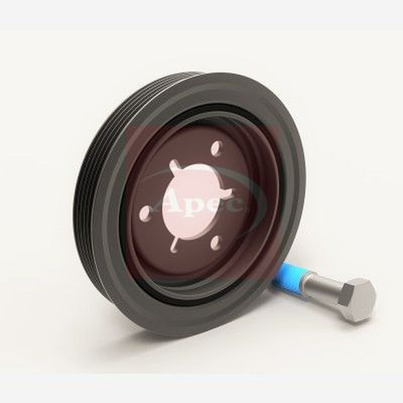 Apec Crank Shaft Belt Pulley fits Citroën Berlingo First 2000-2011 1.6