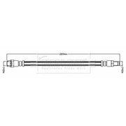 Borg & Beck Brake Hydraulic Hose Line Rear Right BBH8748