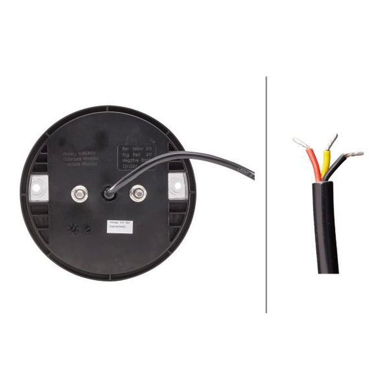 Hella Lamp ZR Nes Md10-30V 2NR Rear 2NR 357 026-051 2NR 357 026-051