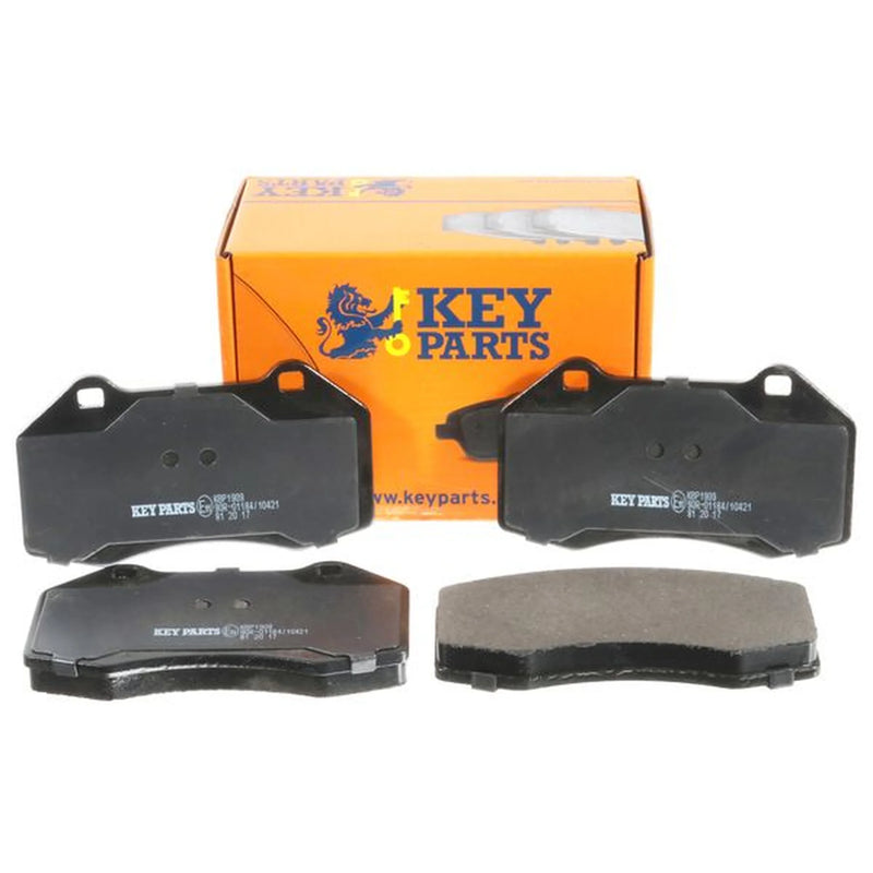 Key Parts 4 x Front Brake Pad Set fits Alpine A110 II 2017-2024 1.8