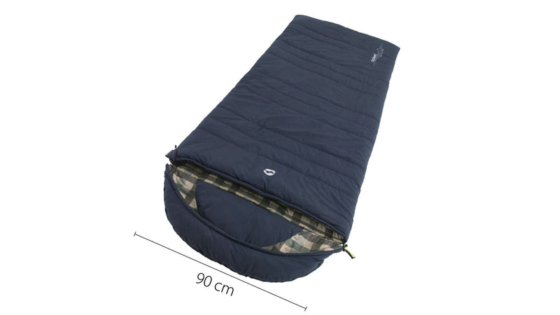 Outwell Camper Lux Deep Blue Single Sleeping Bag Outwell - Dynamic Drive