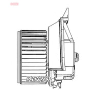 Denso Heater Blower Fan fits Opel Adam 2012-2019 1.0 1.2 1.4
