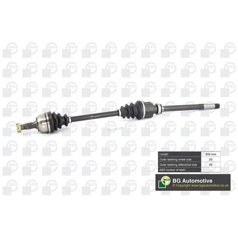 BGA CV Drive Shaft Driveshaft Front Right fits Citroën C4 2004-2011 1.4 1.6