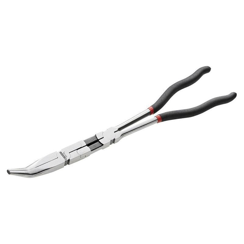 Facom Double Jointed Extra Long Half-Round Nose Pliers 45° Angle 340mm Facom - NN4 Online
