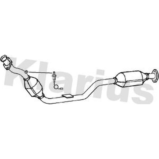 Klarius Catalyst Type Approved With Pipe fits Mercedes-Benz S-Class 1998-2006