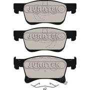 Juratek Front Brake Pad Set fits Opel Adam 2012-2019 1.0 1.2 1.4