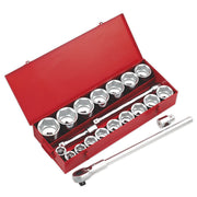 Sealey Premier Premier Socket Set 1"Sq Drive 22pc AK261 Sealey Premier - Dynamic Drive