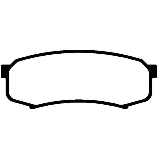 Abtex Rear Brake Pad Set fits Mitsubishi Pajero/Shogun IV 2006-2007 3.2 3.8