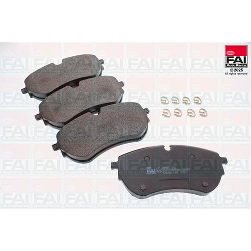 FAI Front Brake Vented Discs & Pads fits VW Amarok 2016-2022 3.0