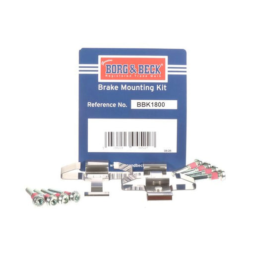 Borg & Beck Brake Pad Accessory Fitting Kit Front BBK1800
