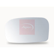 Apec Exterior Wing Mirror Glass Left fits Honda Civic VII 2000-2005