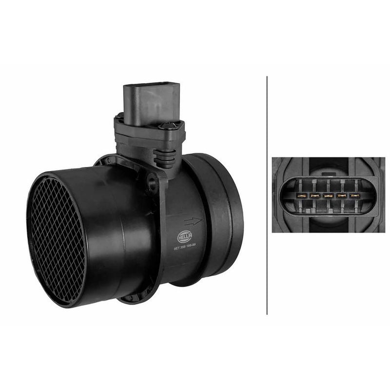 Hella MAF Sensor (Mass Air Flow) 8ET 358 166-991