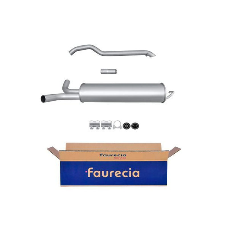 Hella End Silencer Rear fits Nissan Primastar 2001-2002 1.9