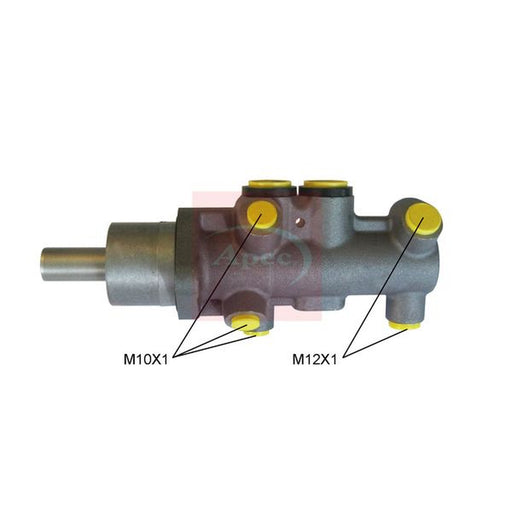 Apec Brake Master Cylinder Hydraulic Assembly fits Nissan Interstar 2002-2006