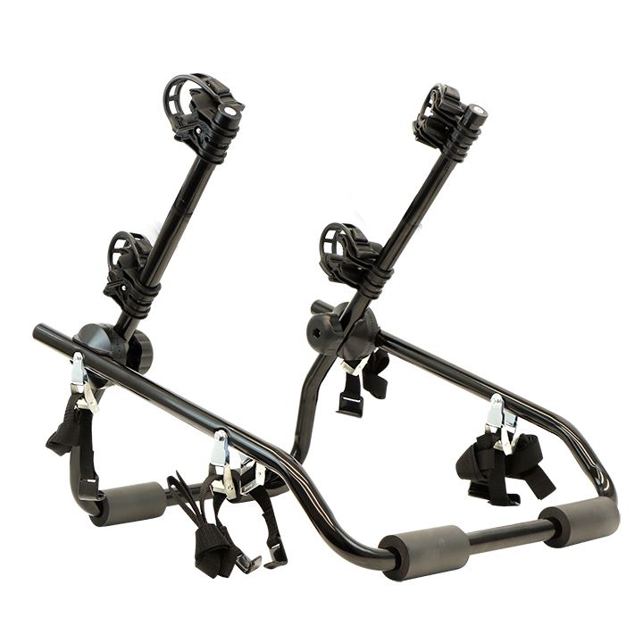2 Bicycle Bike Car Cycle Carrier Rack Universal Fitting Hatchback Estate 45KG UKB4C - Bars 4 Cars
