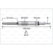 Valeo Diesel Engine Glow Plug 345234