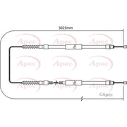 Apec Handbrake Cable Right Rear CAB1066