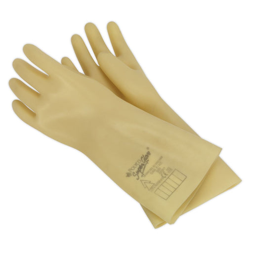 Sealey Electrician's Safety Gloves 1kV Pair HVG1000VL Sealey - Dynamic Drive
