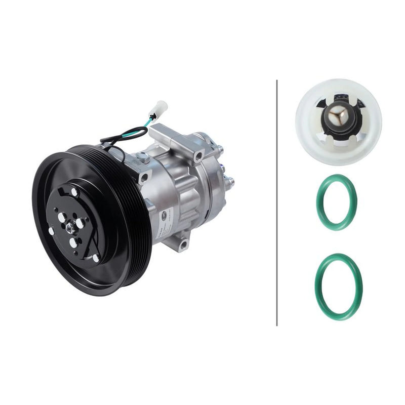 Hella Air Conditioning Compressor fits Renault Trucks C 2013 on
