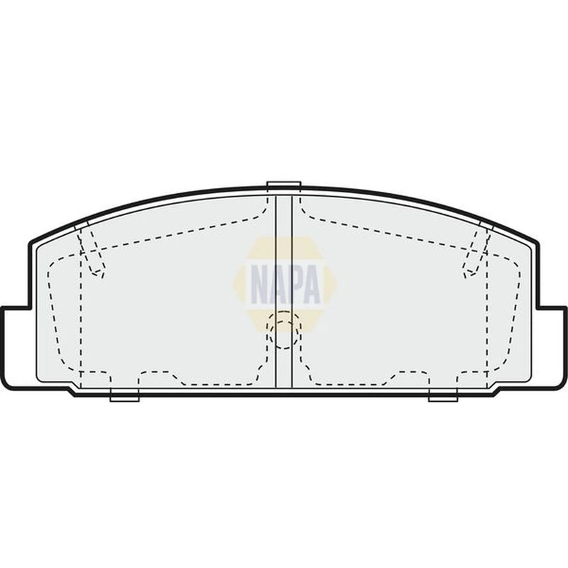 NAPA Rear Brake Pad Set fits Mazda 323 F/P 1998-2004 2.0