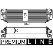 Mahle Intercooler (Charge Air Cooler) CI 185 000P