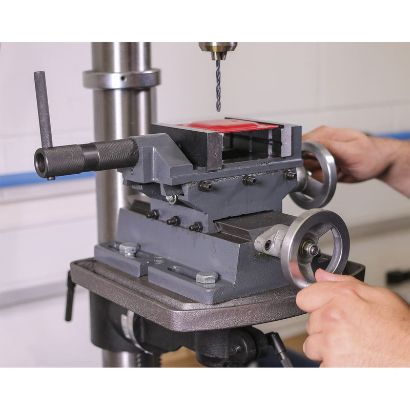 Sealey Cross Vice 100mm Professional CV4P Sealey - Dynamic Drive