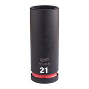 Milwaukee Hex Socket Shw 1/2 Deep 21Mm-1Pc 4932480339 Milwaukee - Dynamic Drive