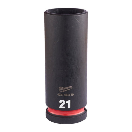 Milwaukee Hex Socket Shw 1/2 Deep 21Mm-1Pc 4932480339 Milwaukee - Dynamic Drive