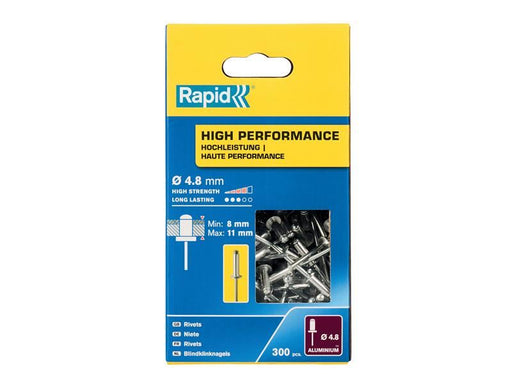 Rapid High Performance Rivets 4.8 x 14mm (Box 300) Rapid - Dynamic Drive