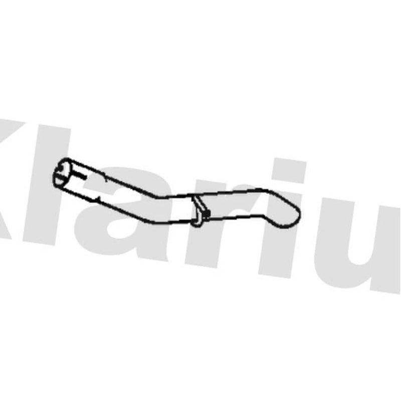 Klarius Exhaust Pipe OD fits Citroën Nemo 2009-2010 1.3 1.4