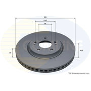 Comline Front & Rear Brake Discs & Pads fits Hyundai Tucson 2020 on 1.6