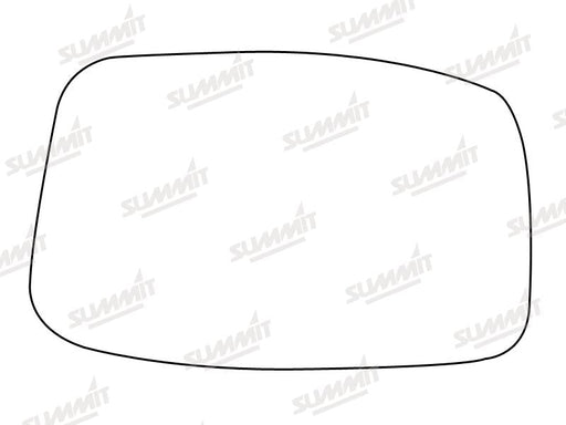 Summit Stick-On Standard Mirror Glass fits Peugeot 807 02 on RHS Summit - Bars 4 Cars